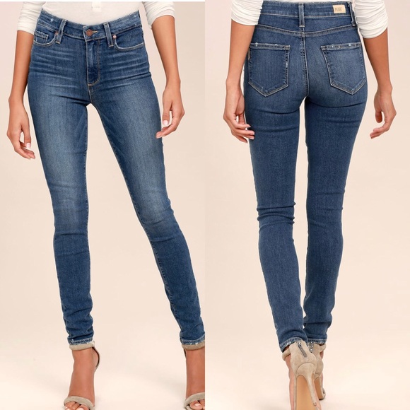 PAIGE Denim - 🆕 PAIGE Hoxton Medium Wash Skinny Jeans